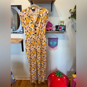 Nooworks Magic Suit Vittoria Flowers Floral Yellow Good Jumpsuit